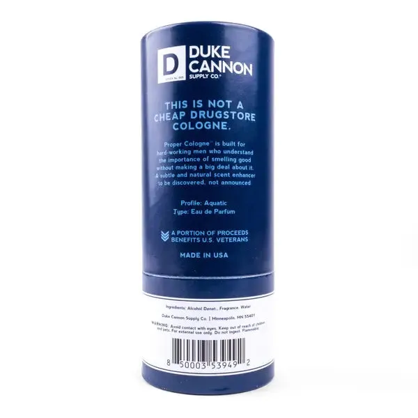 Duke Cannon Proper Cologne - Huron