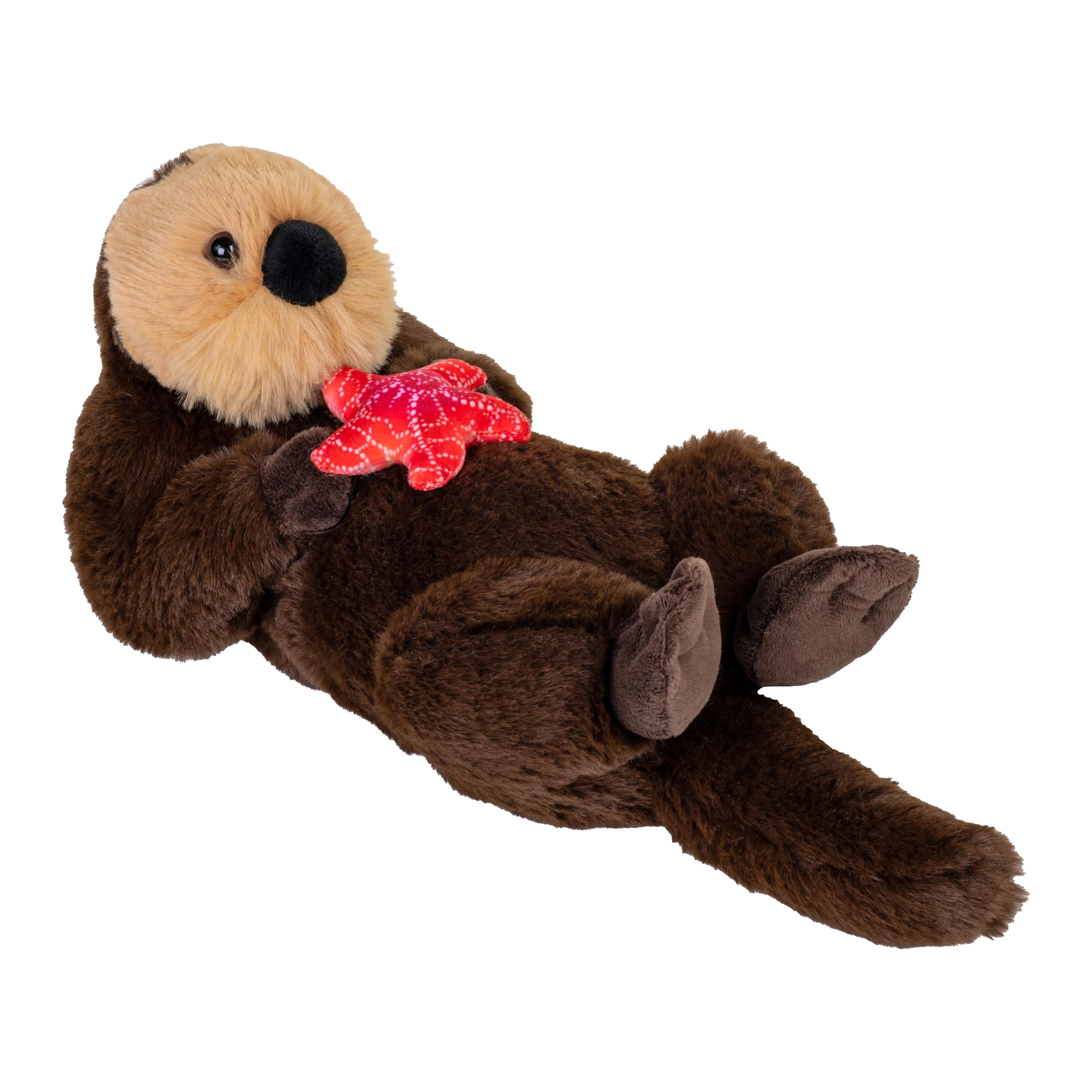 Earthkins Mini Sea otter Stuffed Animal - 8"