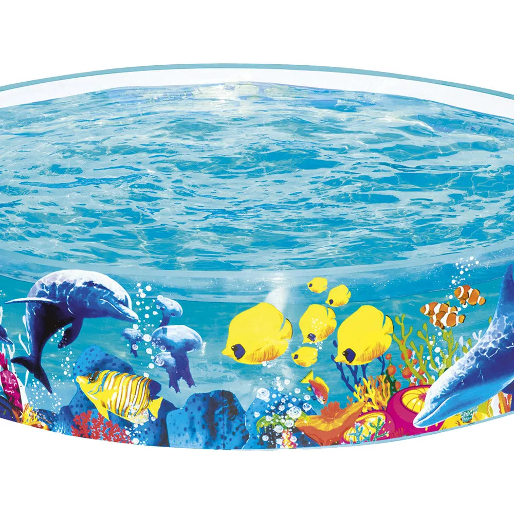 Easy Setup Kids Pool, Eco-Friendly PVC Vinyl, 183x38cm, Bestway