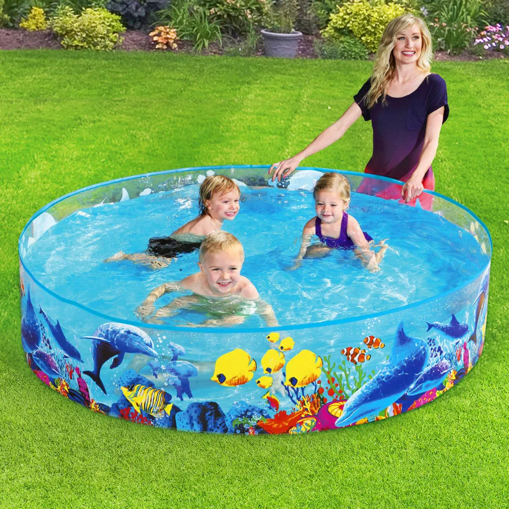 Easy Setup Kids Pool, Eco-Friendly PVC Vinyl, 183x38cm, Bestway