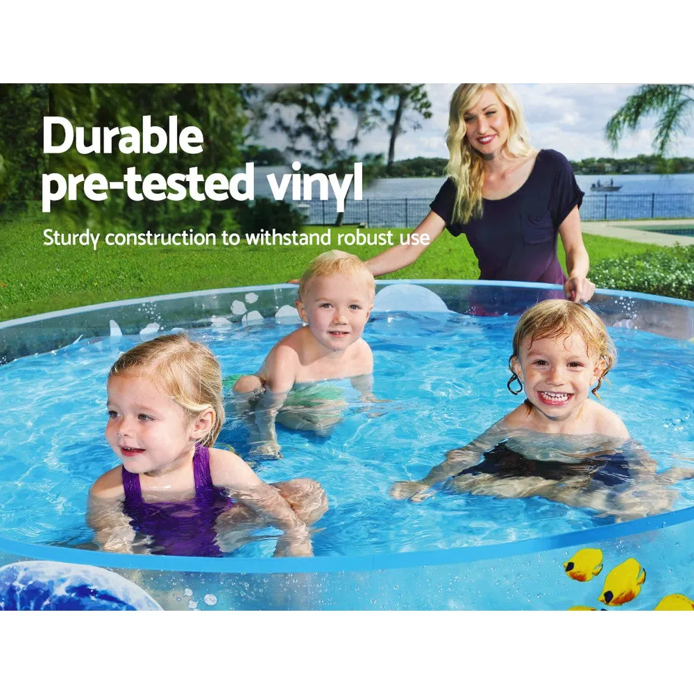 Easy Setup Kids Pool, Eco-Friendly PVC Vinyl, 183x38cm, Bestway