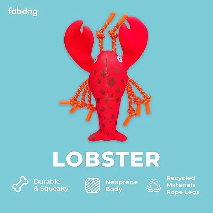 Fabdog | Lobster Floatie - Dog Toy