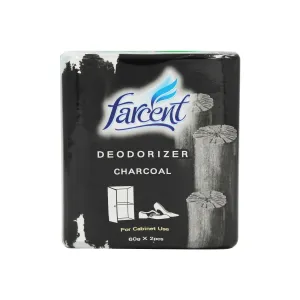 Farcent Charcoal Shoes Cupboard Deodorizer 60g x 2