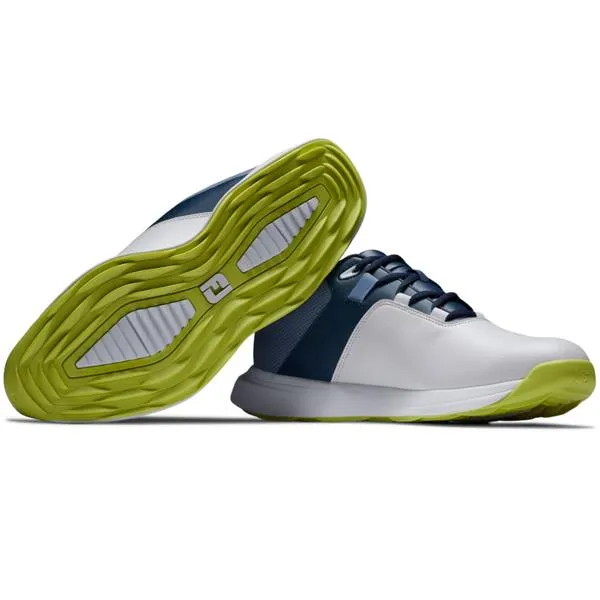 FootJoy Gents Pro Lite Shoes White - Navy - Lime 56920