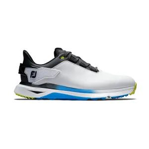 FOOTJOY Pros Carbon BOA Men's Spikeless Shoes (White/Black/Mul)