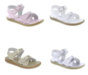 Footmates Sandal (Ariel) Pink, White, Gold, Silver