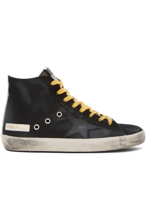 Francy - Black Canvas Yellow Laces