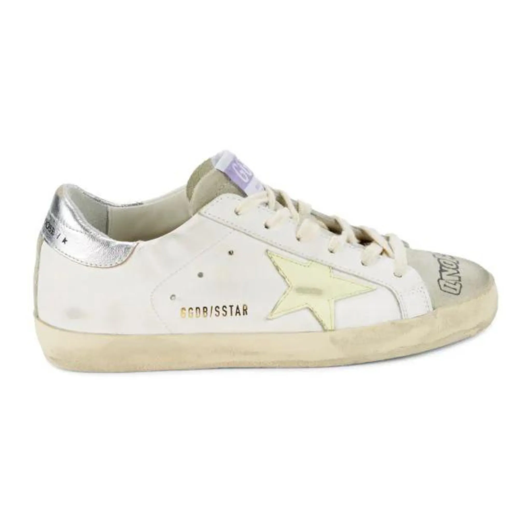 Golden Goose Beyond Star Distressed Leather Sneakers