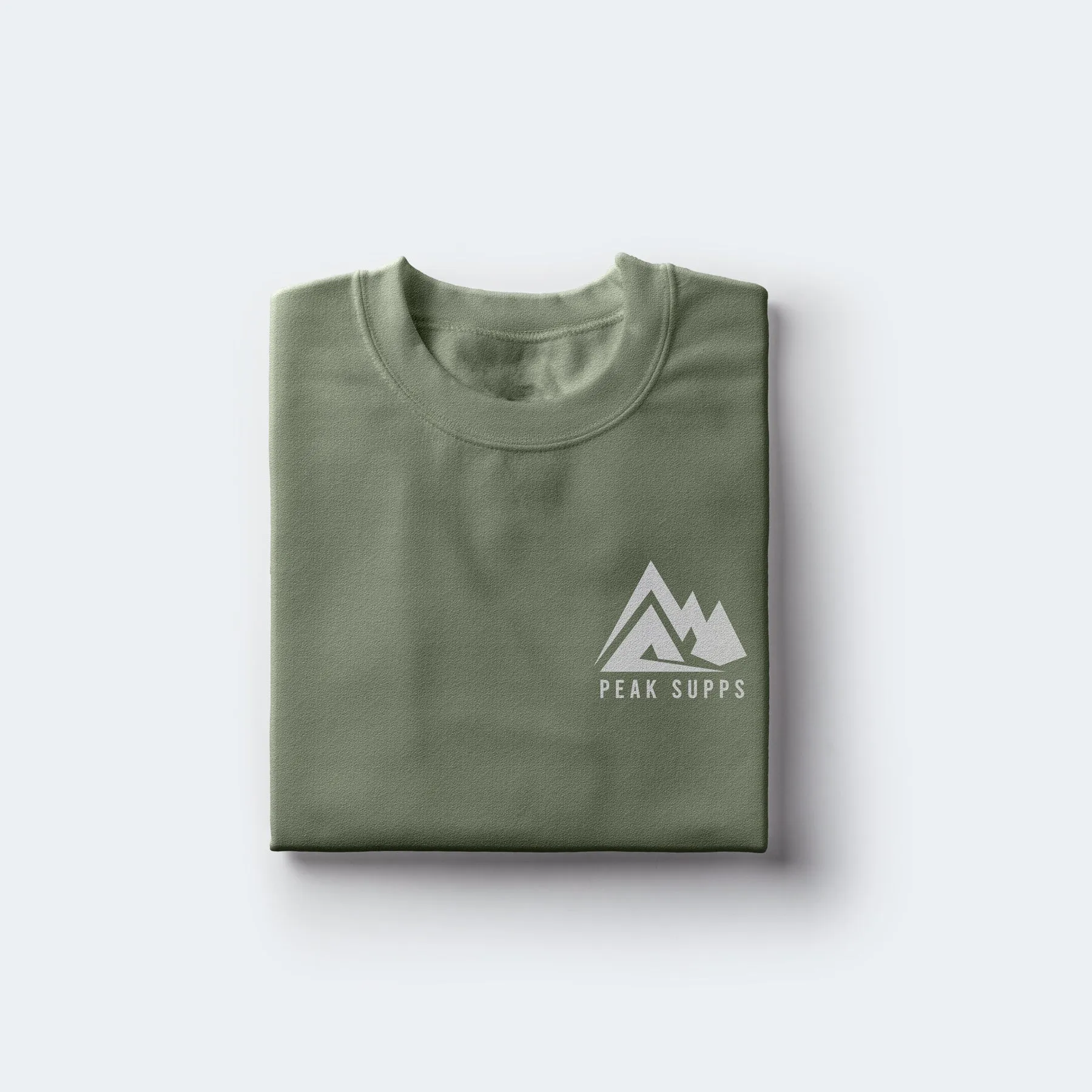 Green Basic Unisex T-shirt with Back Design