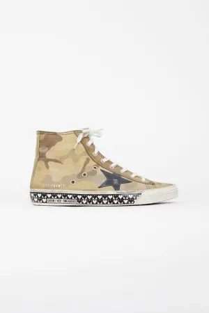 Green Camo Canvas Francy Sneaker