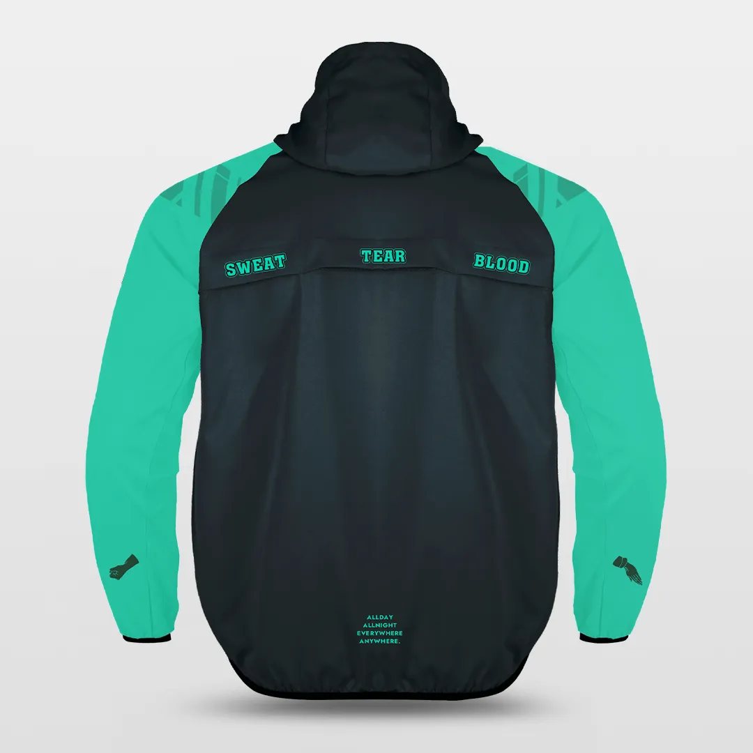 Green Tech - Customized Hooded Waterproof Sports Jacket