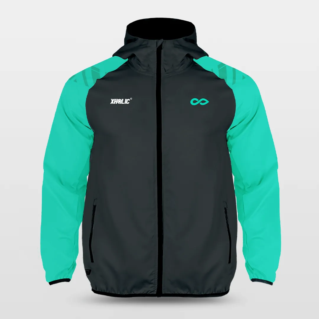 Green Tech - Customized Hooded Waterproof Sports Jacket