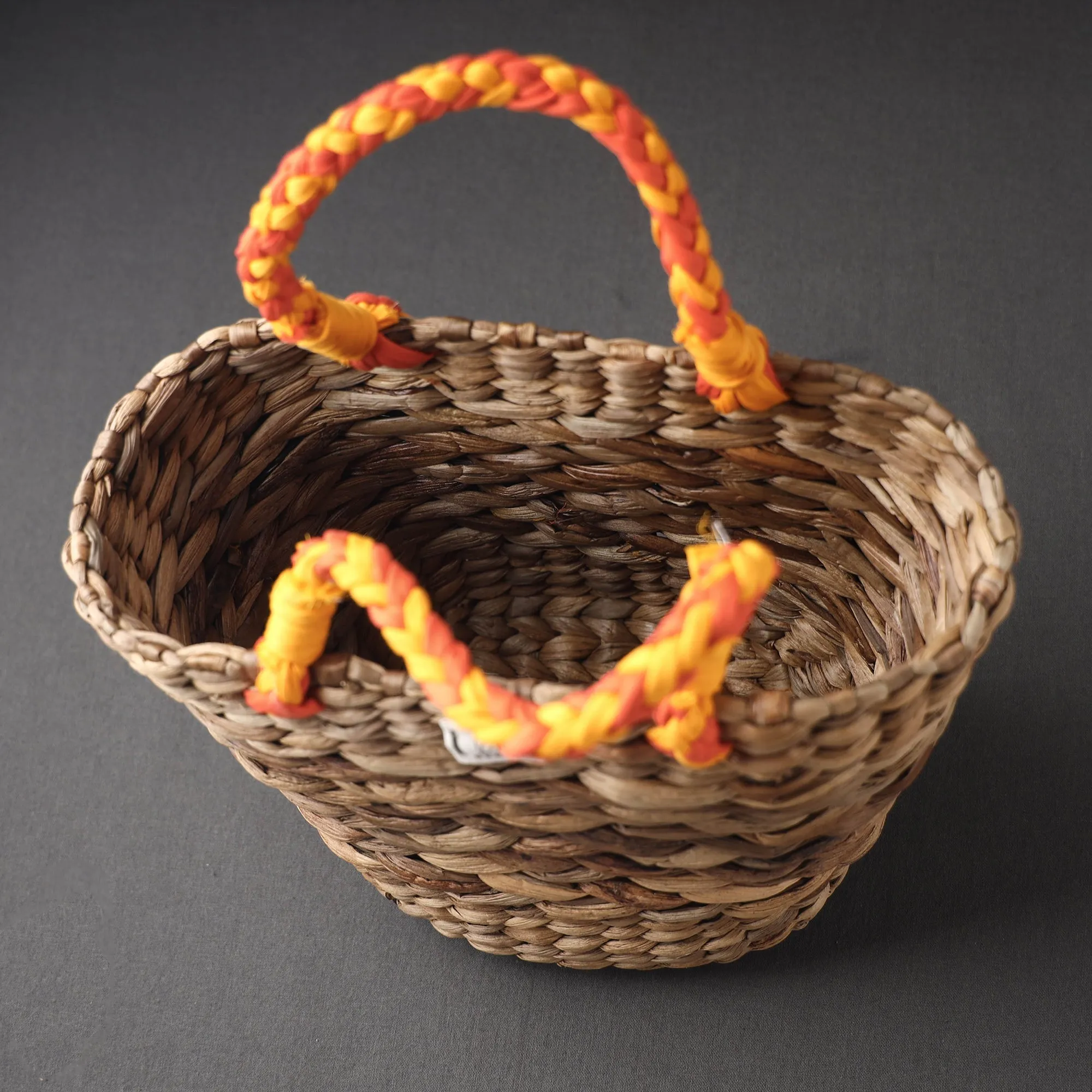 Handcrafted Organic Water Hyacinth Magnificent Basket