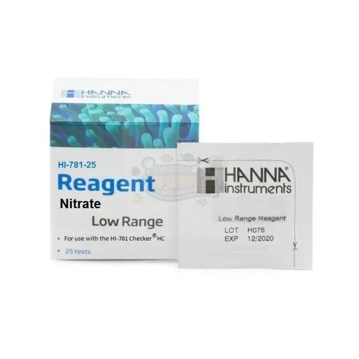 Hanna Nitrate Reagent HI-781-25 for Accurate Testing – 25 Tests Per Pack for Reliable Results