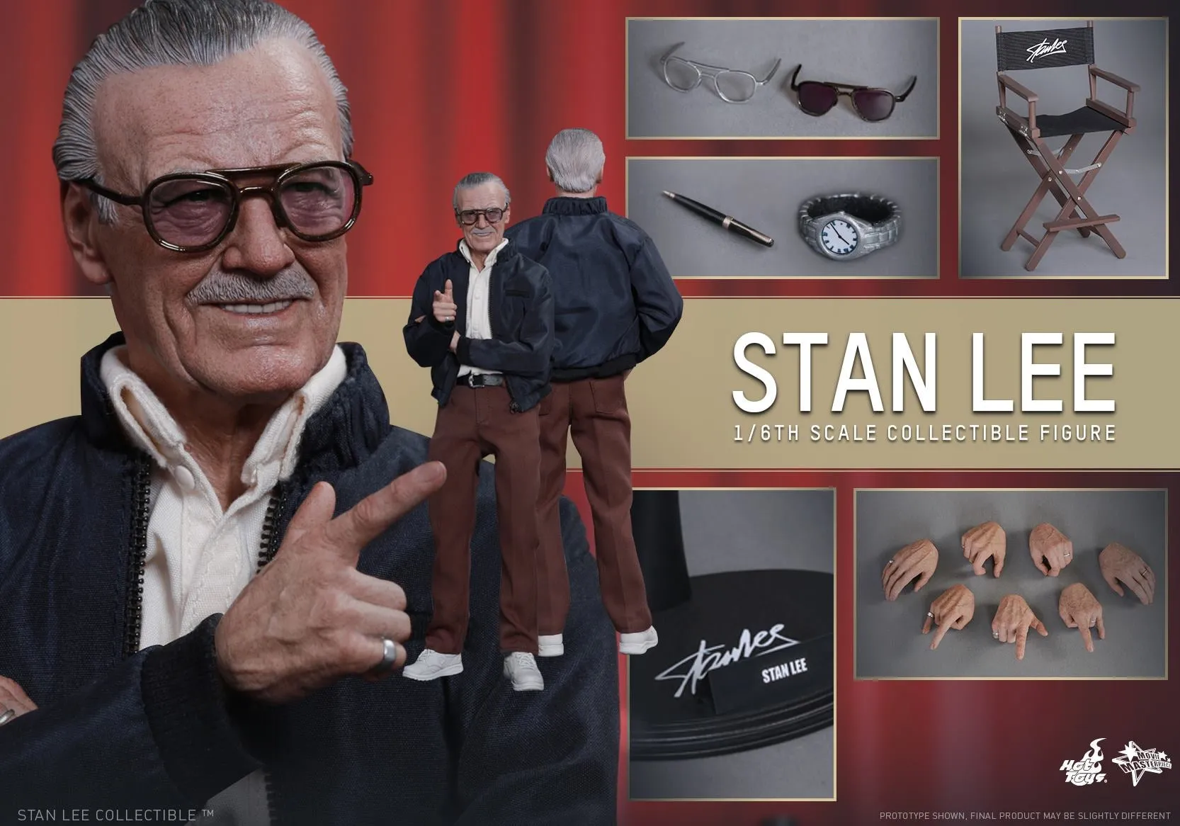 Hot Toys –  MMS327 – Stan Lee Collectible Figure