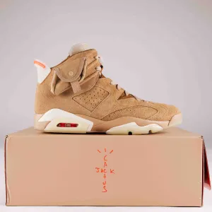 Jordan 6 Retro Travis Scott British Khaki - Used - 0334