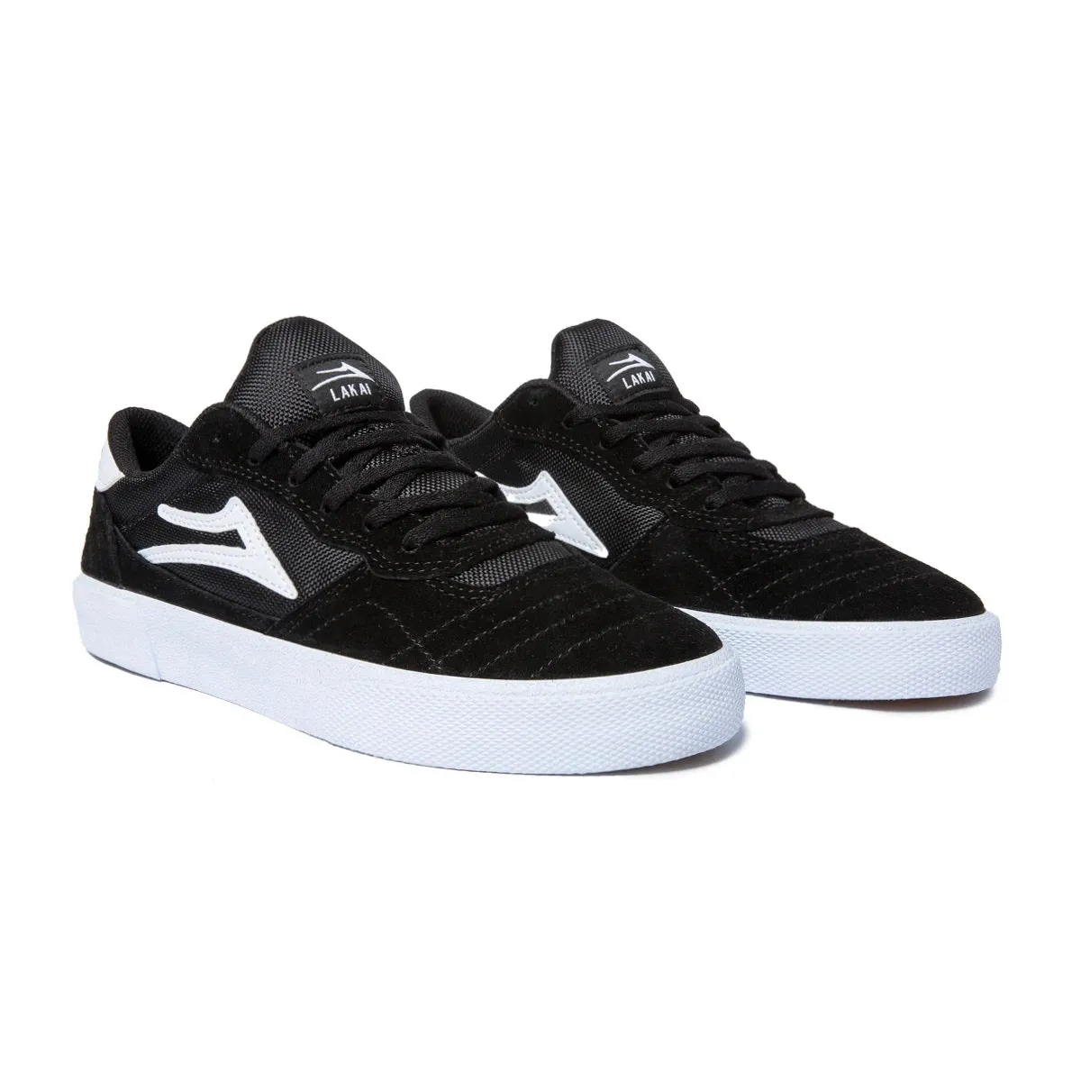 Lakai Shoes Cambridge - Black/White Suede