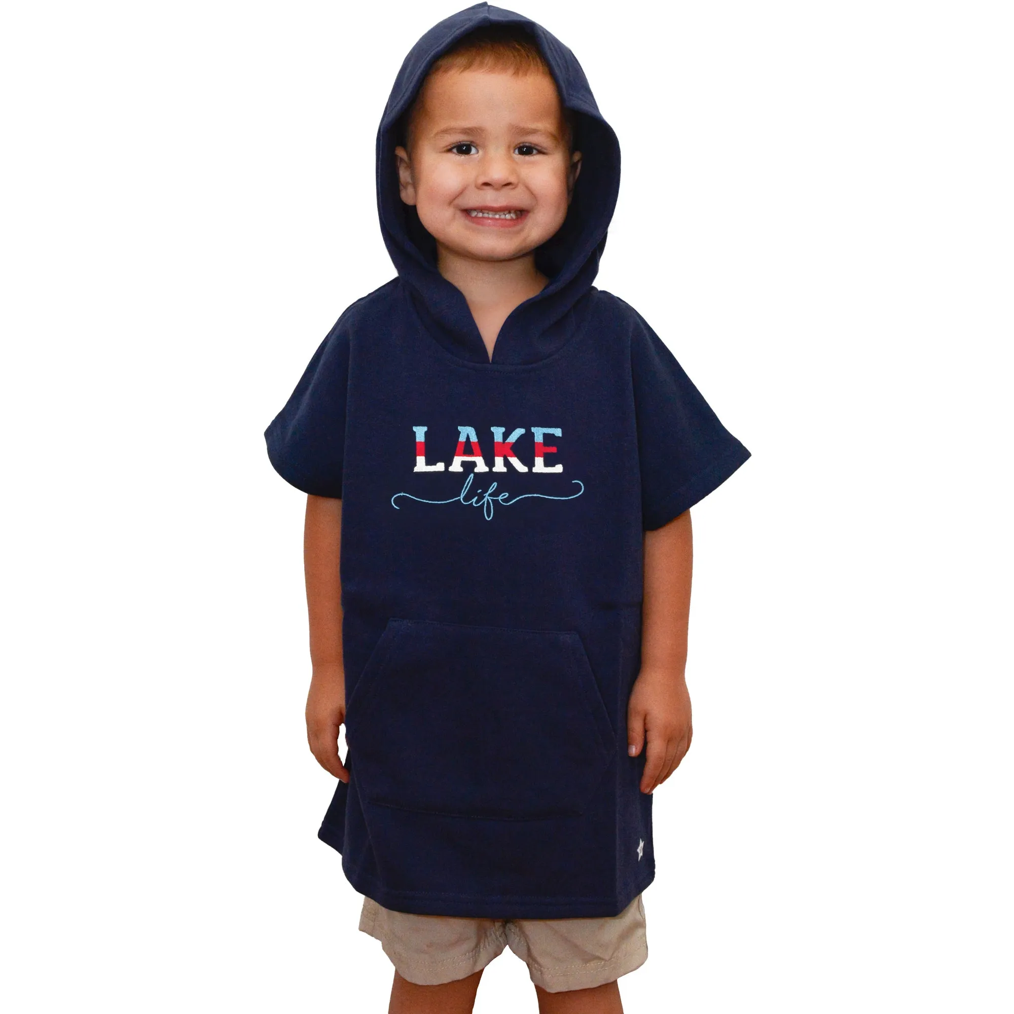 Lake Life Hooded French Terry Cover Up