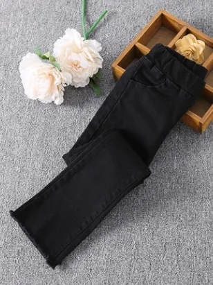 Looking Fabulous Bootcut Frayed Jeans