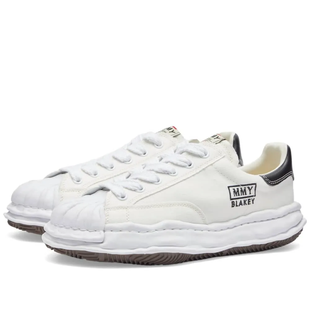 Maison Mihara Yasuhiro Blakey canvas sneakers with original low sole, white