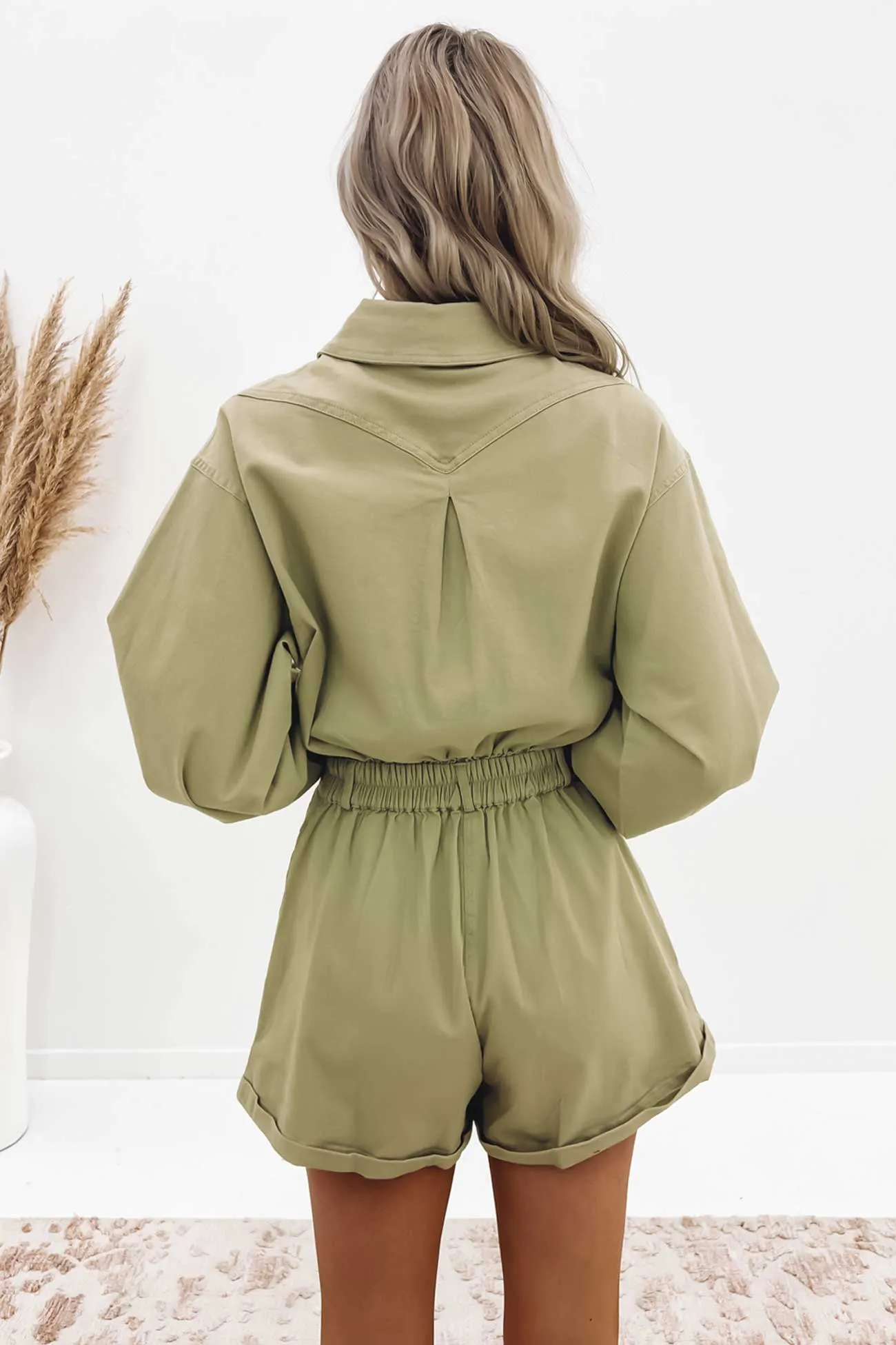 Mandi Playsuit Khaki