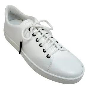 Manolo Blahnik White Leather Semanada Sneakers