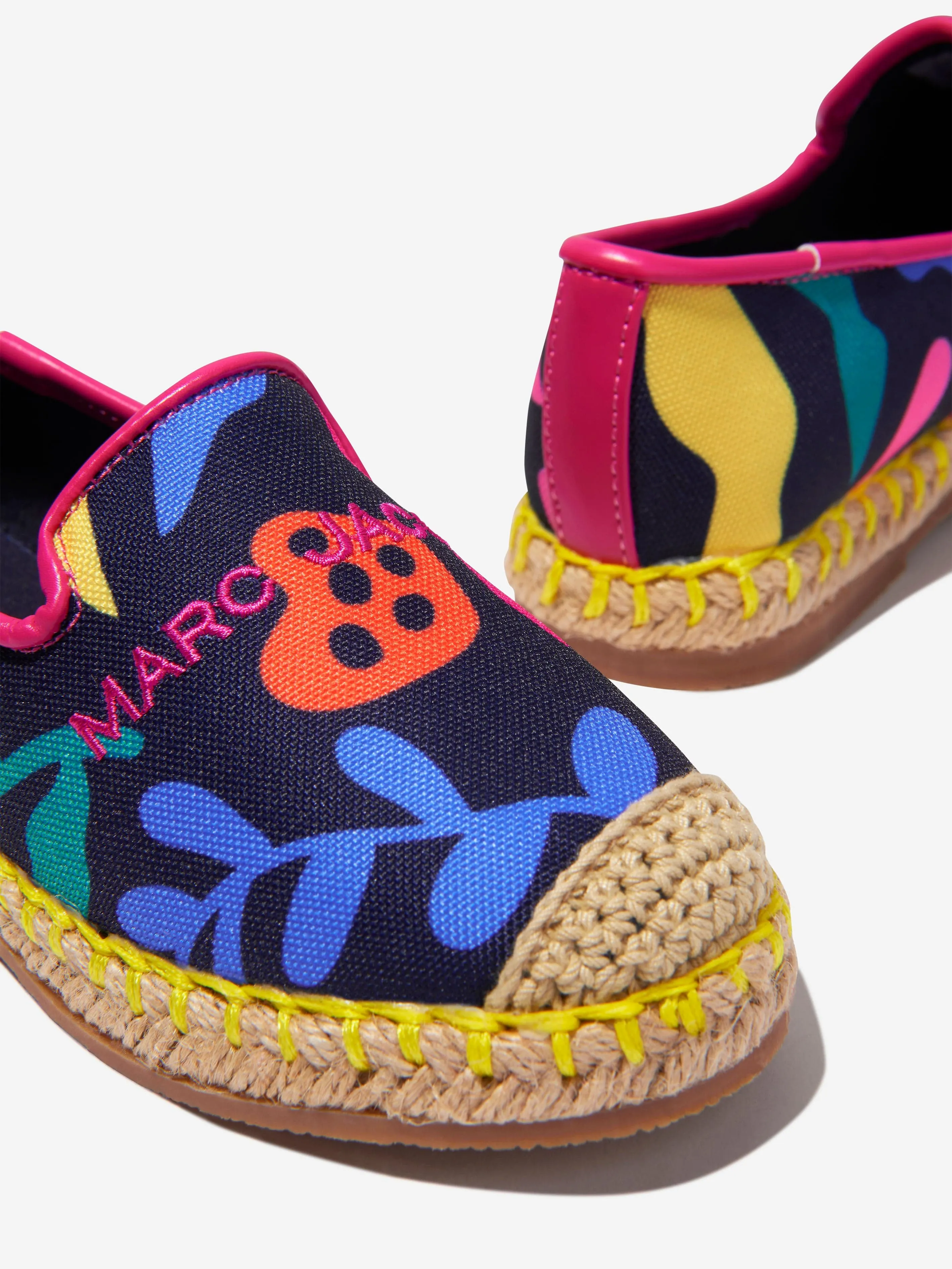 MARC JACOBS Girls Canvas Espadrilles in Multicolour