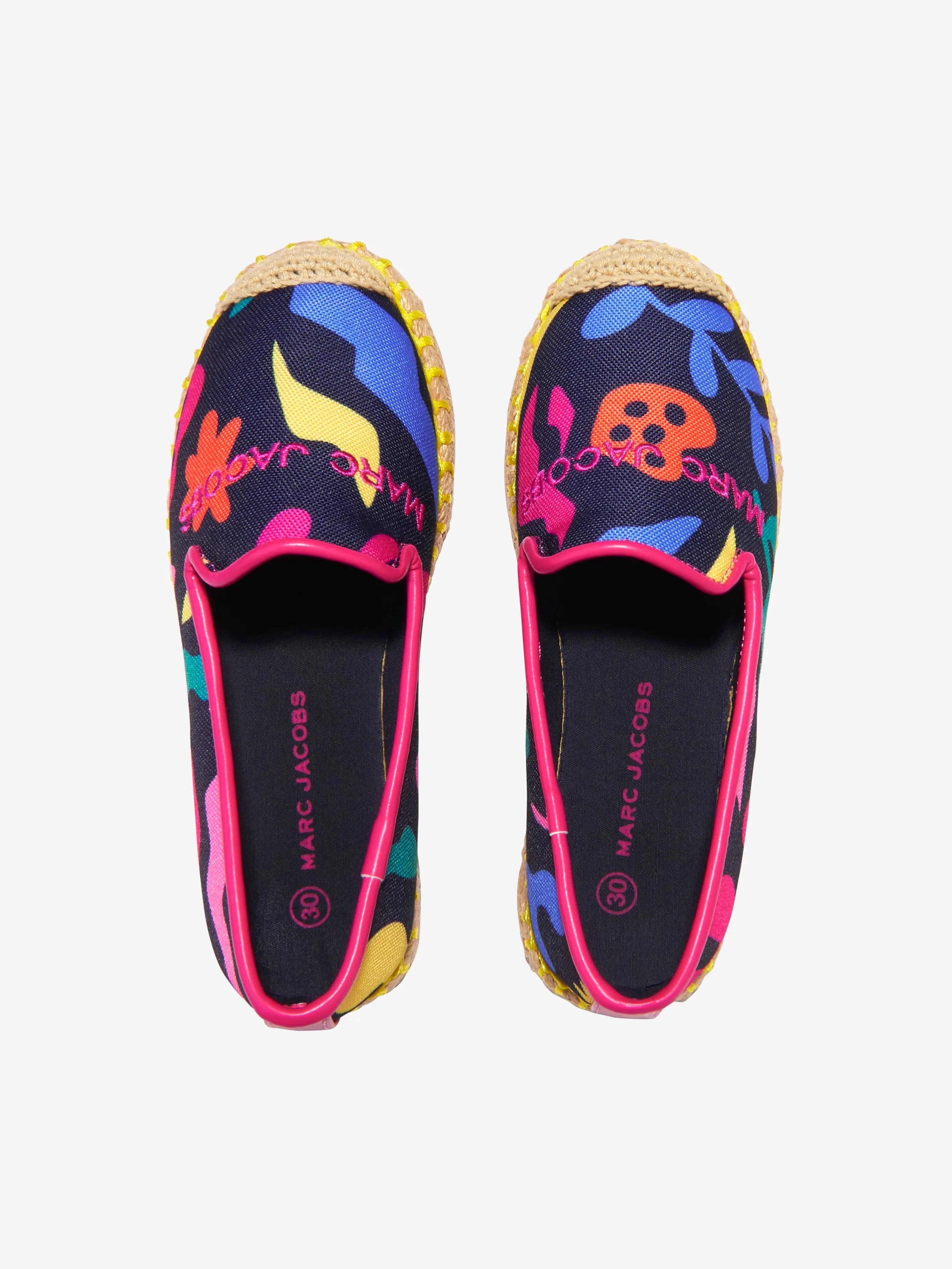 MARC JACOBS Girls Canvas Espadrilles in Multicolour