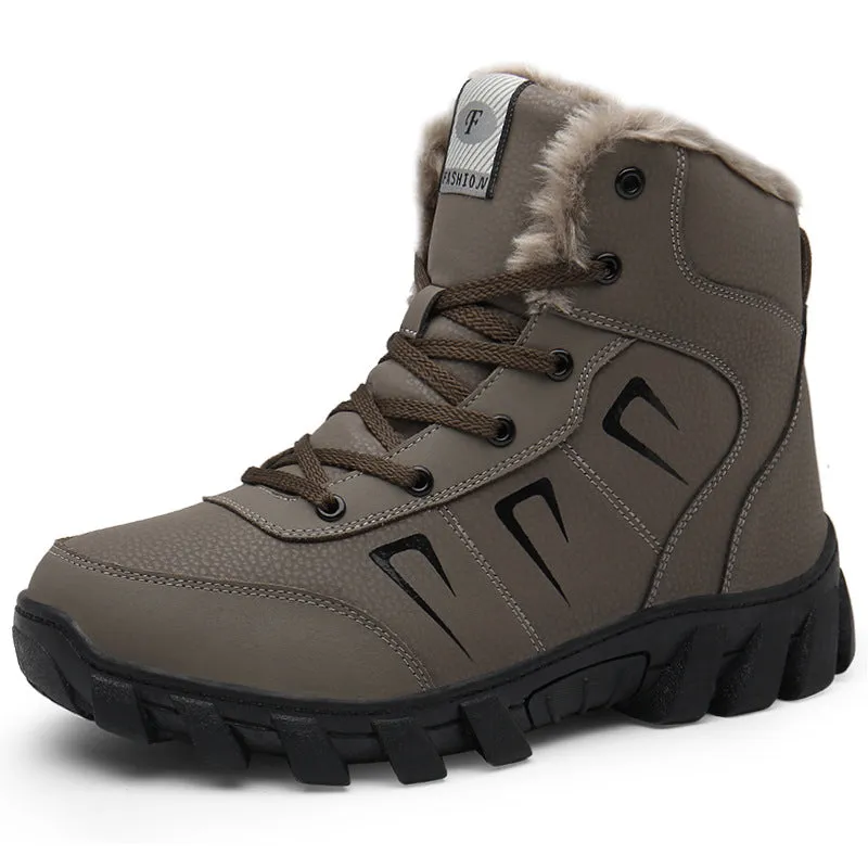 Men's Boots Men's Shoes Winter plus Size Outdoor Cotton Boots Shoes