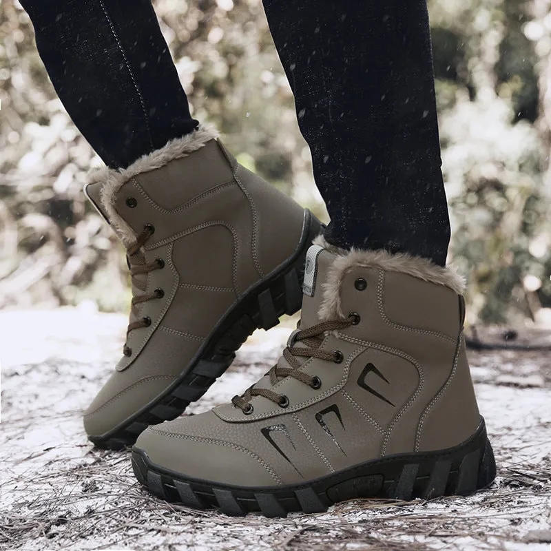 Men's Boots Men's Shoes Winter plus Size Outdoor Cotton Boots Shoes