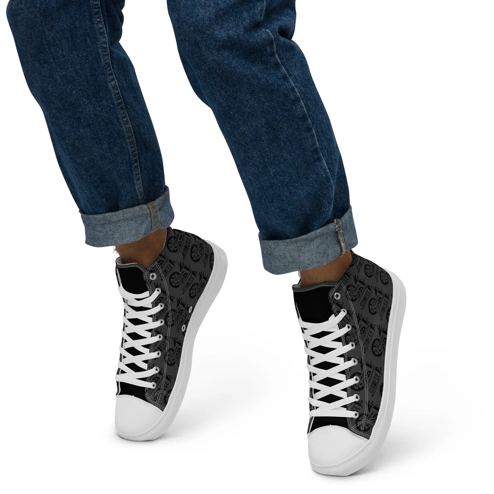 Men’s Dark Grey SPG Logo High Top Shoes