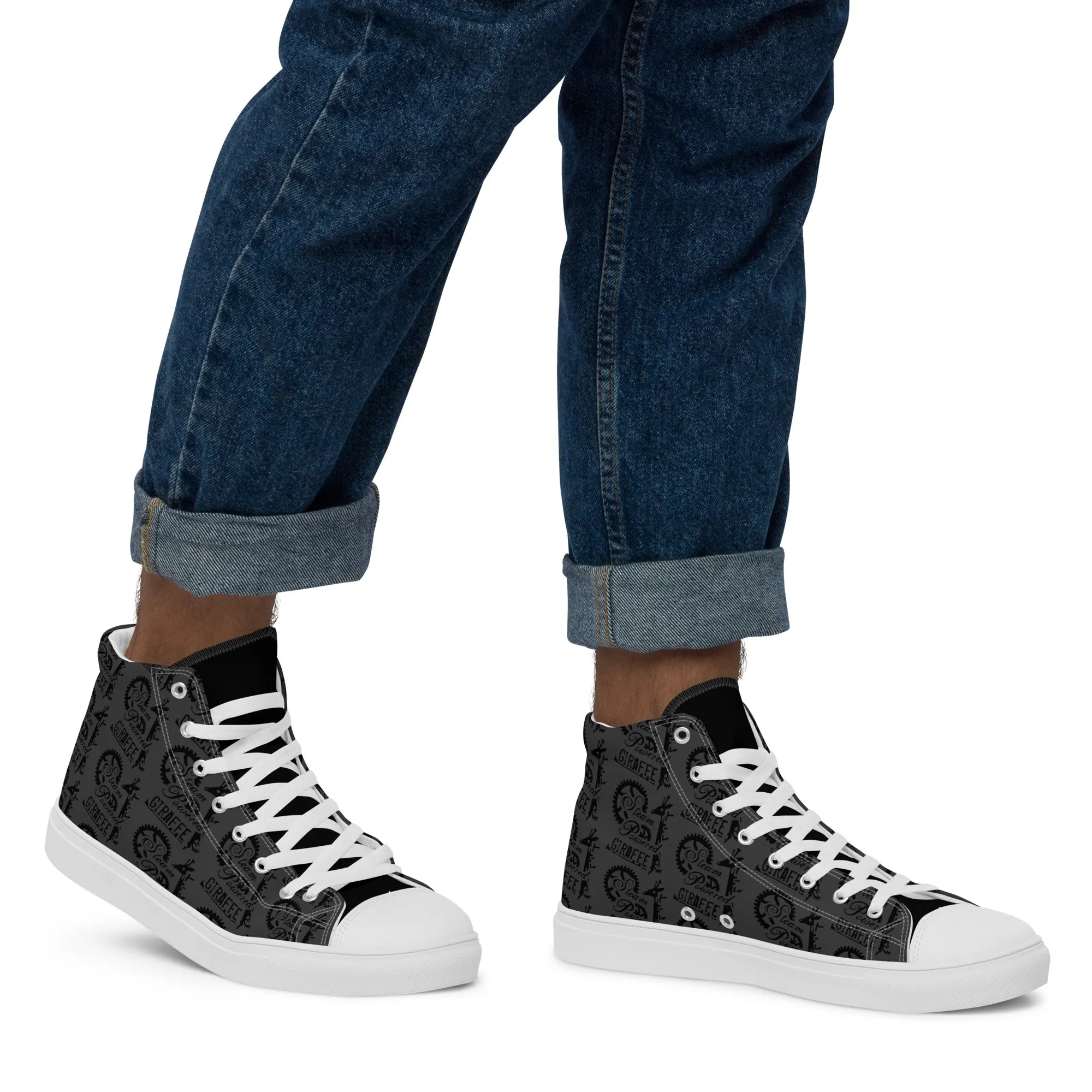 Men’s Dark Grey SPG Logo High Top Shoes