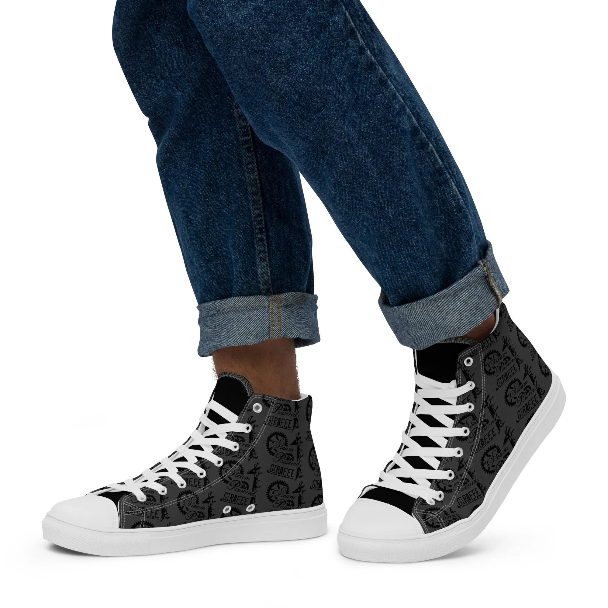 Men’s Dark Grey SPG Logo High Top Shoes