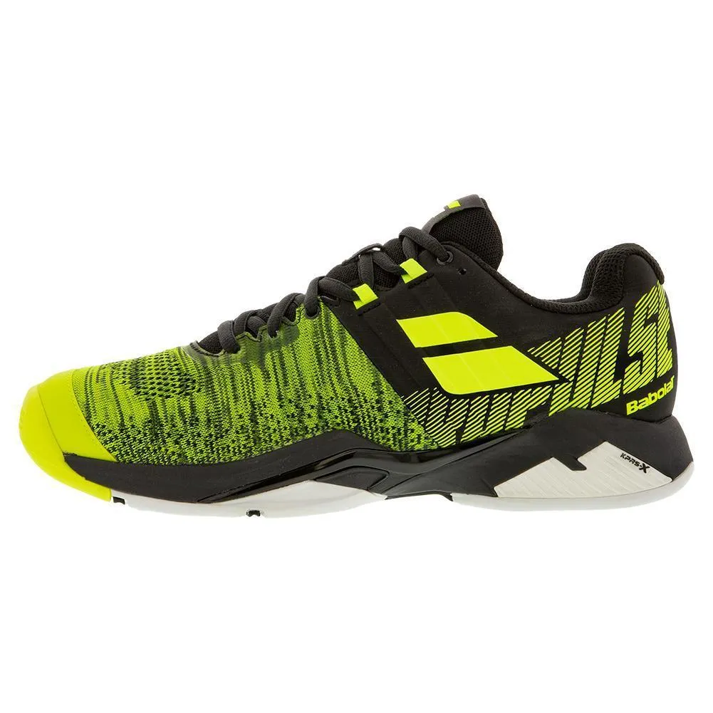 Men's Propulse Blast Black and Fluo Aero Tennis Shoes