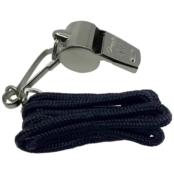 Metal Whistle with Lanyard