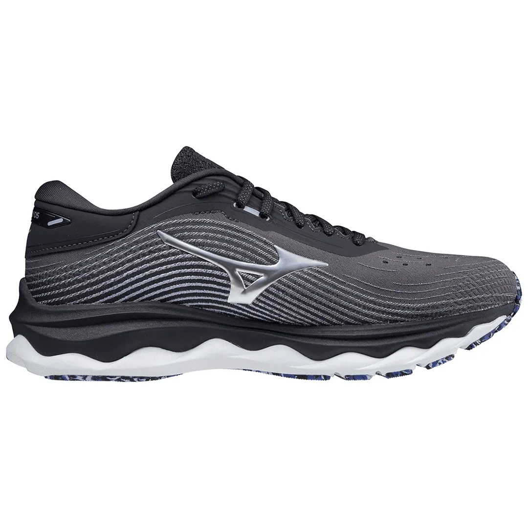 Mizuno Wave Sky 5 (Women's) - Pearl/Silver/Violet Glow