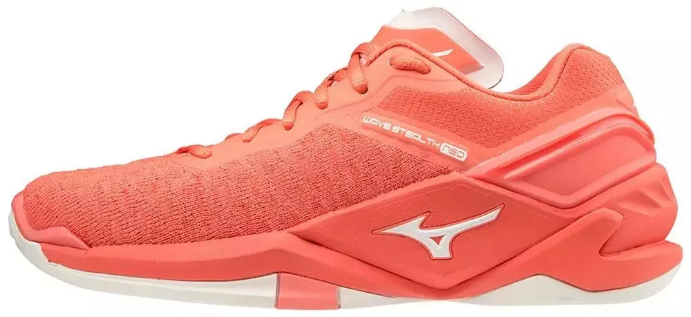 Mizuno Wave Stealth Neo Womens Netball Shoes - Orange