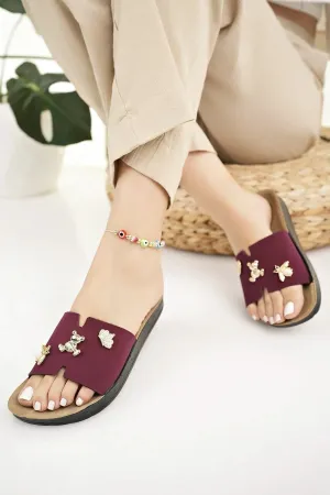 Modafırsat Women's Casual  With Accessories Slippers