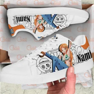 Nami Skate Sneakers Custom Anime OP Shoes