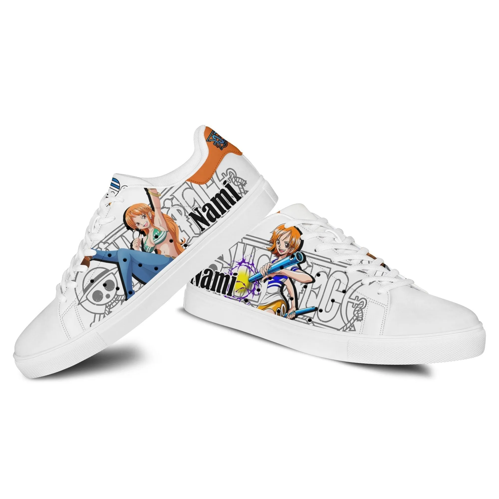 Nami Skate Sneakers Custom Anime OP Shoes