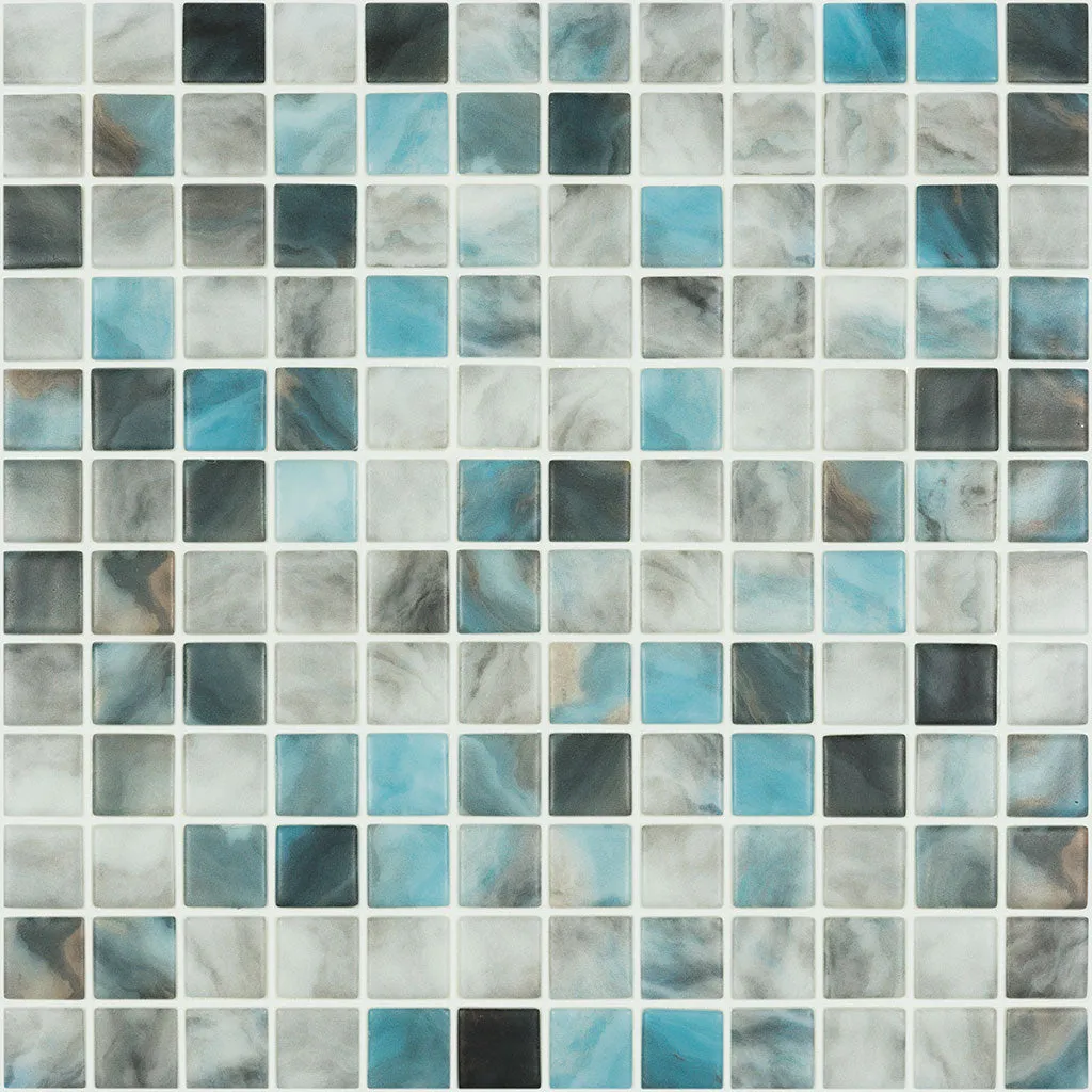 Nature Air Force Matte, 1" x 1" - Glass Tile