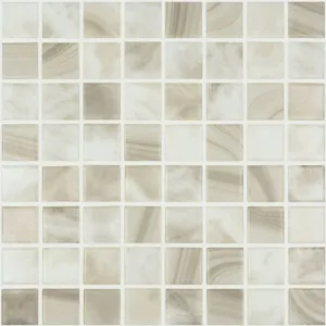 Nature Matte Sea Salt, 1.5" x 1.5" - Glass Tile