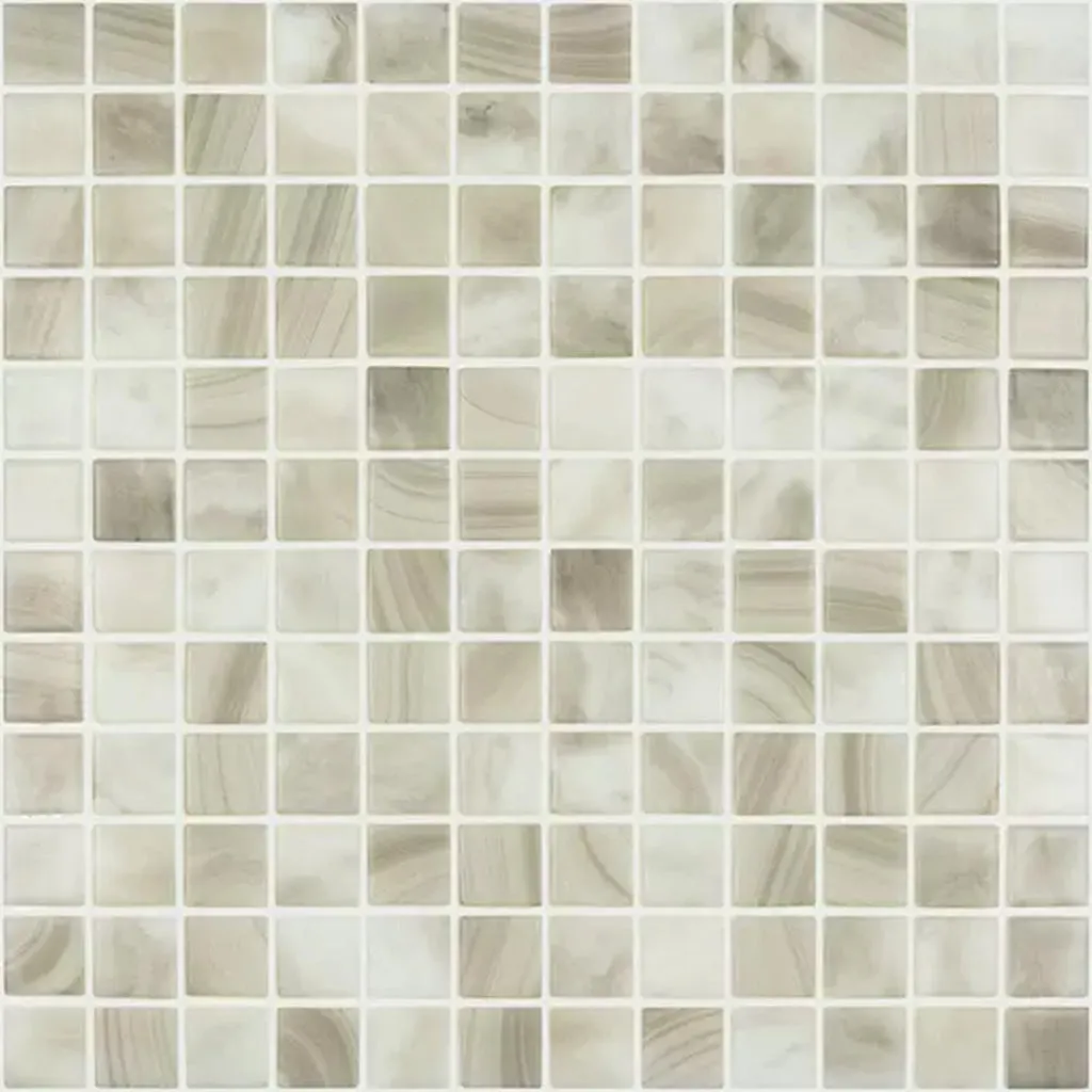 Nature Matte Sea Salt, 1" x 1" - Glass Tile