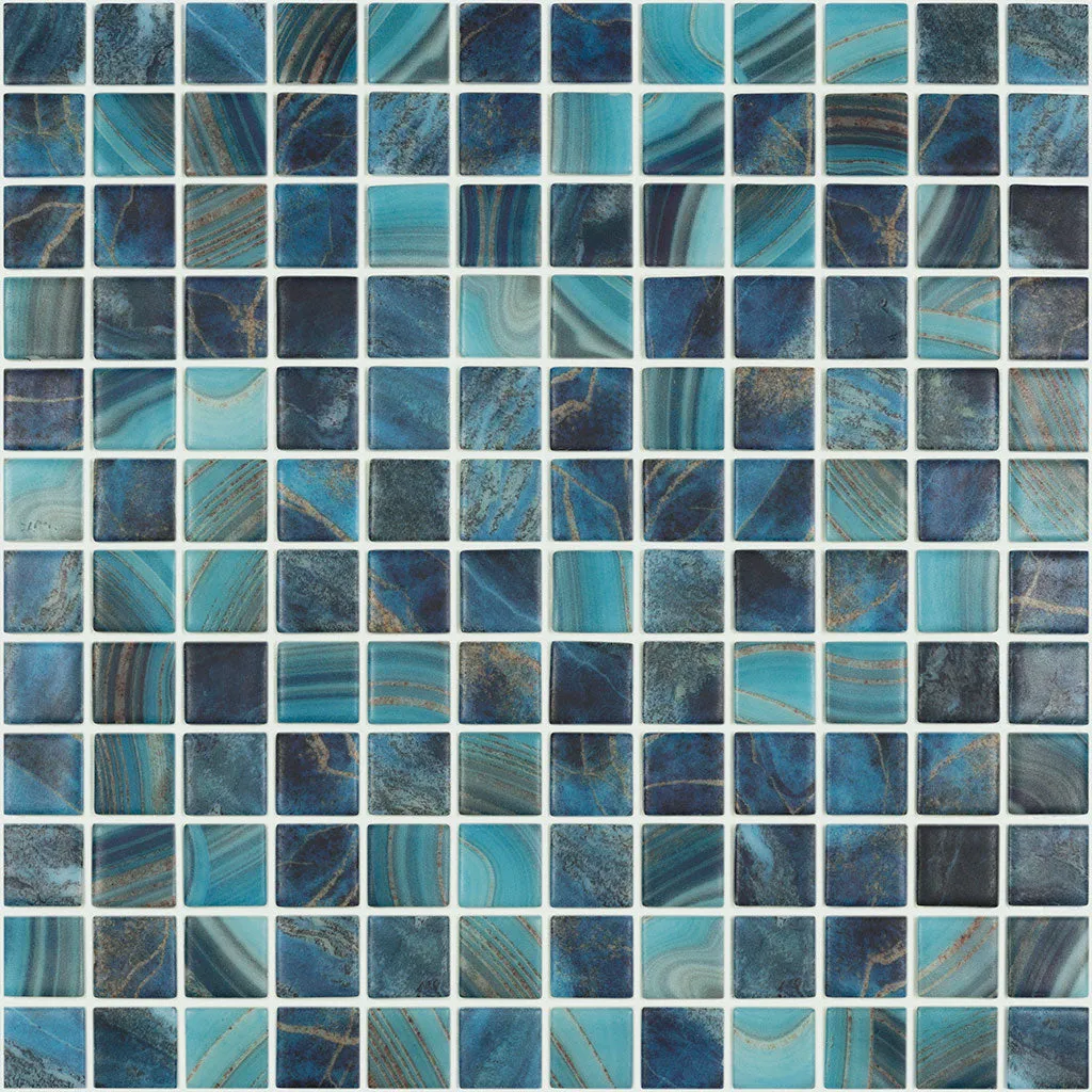 Nature Royal Matte, 1" x 1" - Glass Tile