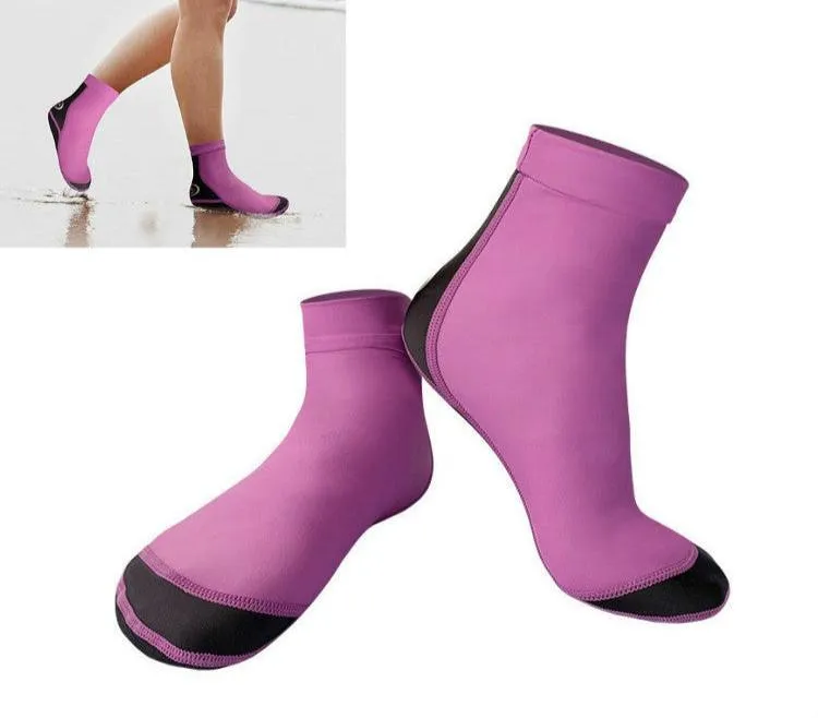 Neoprene & Nylon 1.5mm Anti-Slip Snorkeling and Diving Socks for All Water Activities