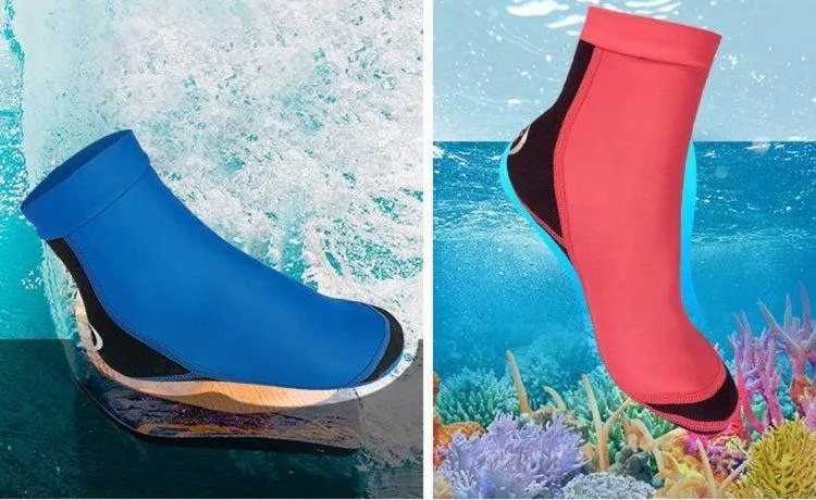 Neoprene & Nylon 1.5mm Anti-Slip Snorkeling and Diving Socks for All Water Activities