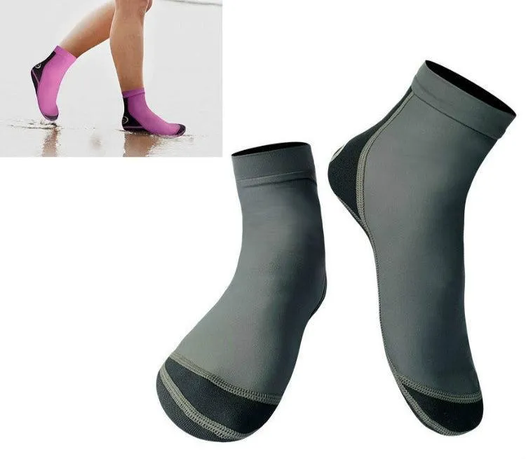 Neoprene & Nylon 1.5mm Anti-Slip Snorkeling and Diving Socks for All Water Activities