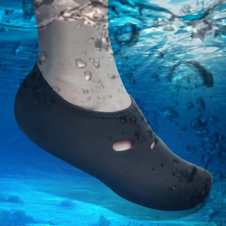 Neoprene Anti-Slip Swimming and Diving Socks - Warm, Breathable Beach Footwear (Size: XXL - 44)