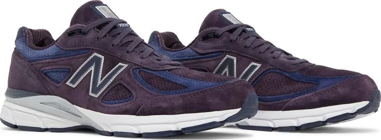 New Balance 990v4 Made In USA 'Purple' Sneakers, Purple