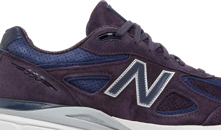 New Balance 990v4 Made In USA 'Purple' Sneakers, Purple